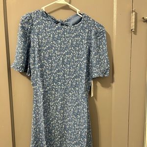 Beautiful blue and white dress by Reformation